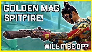 Everybody is Scared Of The Golden Mag Spitfire! Could It Be OP In Season 8 Apex Legends?