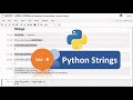 Python Tutorial - 8 | Python String | How to use Strings in Python - Python Tutorial for Beginners