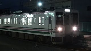 【引退間近】JR両毛線　高崎色107系電車　ﾀｶR4編成+ﾀｶR1編成　井野駅到着