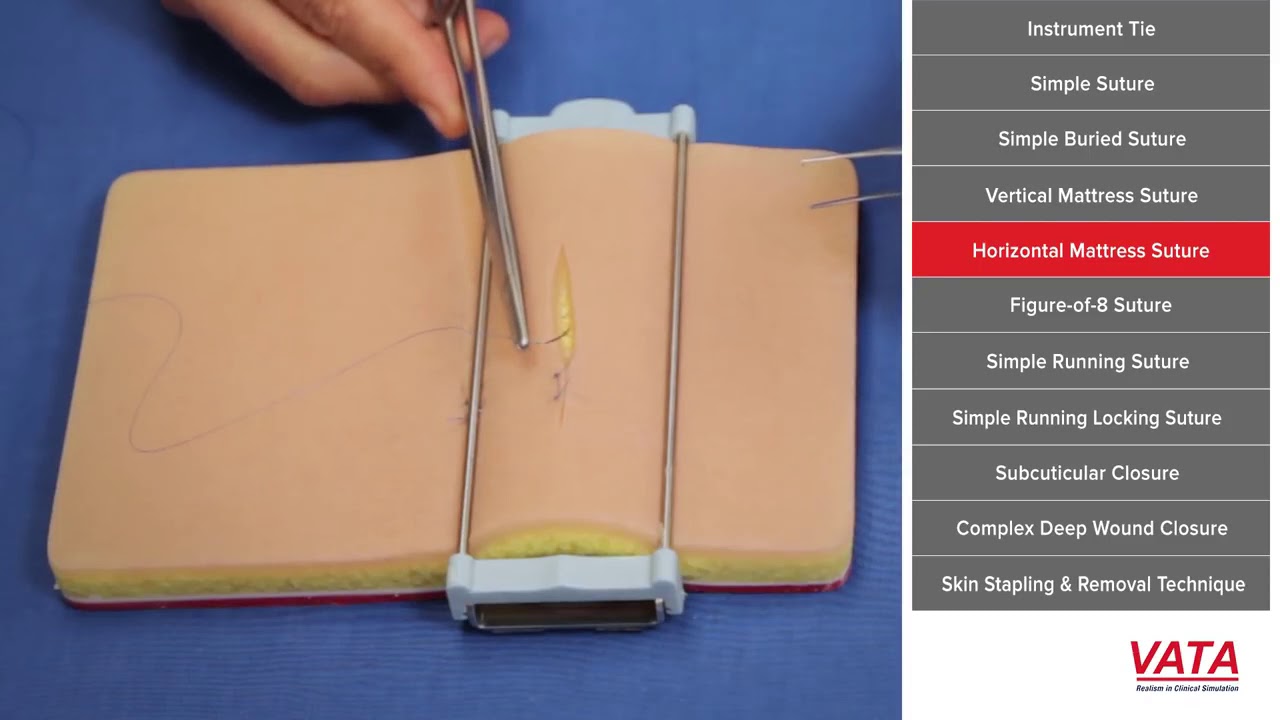 Suture Techniques Course Video Youtube