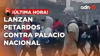🚨¡Última Hora! Lanzan petardos contra Palacio Nacional