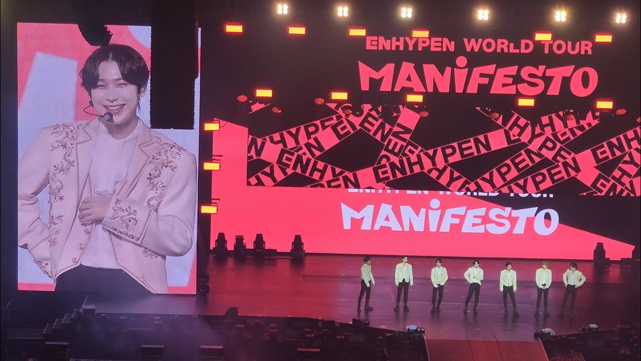 ENHYPEN World Tour MANIFESTO In Manila 230205 | Ment, ENGENE Bong Wave ...