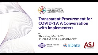Transparent Procurement For Covid 19 A Conversation With Implementers