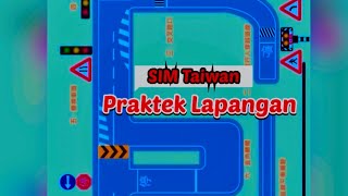 Tes SIM Taiwan , Ujian Praktek Lapangan (Simulator) Tutorial \u0026 Tips lulus ujian Lapangan #SimenoxTV