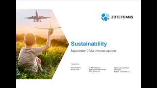 ZOTEFOAMS PLC - Sustainability at Zotefoams