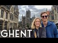 GHENT, BELGIUM City Tour! 🇧🇪 (20 things to do in Gent - our vlog)