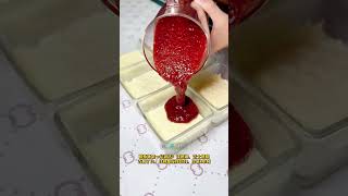 Ning Wei's Dessert Cherry Mousse Cup#funny#food#cooking