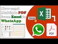 Send Multiple PDF from excel to whatsapp | Whatsapp Automation