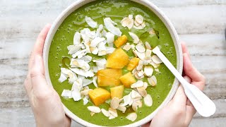 Mango Kale Smoothie Bowl