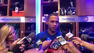 Cubs catcher Willson Contreras on his baserunning mistake