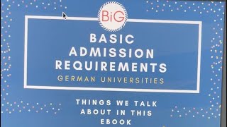 ✅ FREE PDF 📖: Basic Admission Requirements for Studying in Germany for Bachelors and Masters 🇩🇪