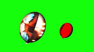 3D Happy Birthday Balloons with green screen, send to someone you care about or use in project