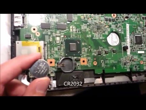 Change Cmos Bios Battery Dell Inspiron 1564 Cr2032 Date Not