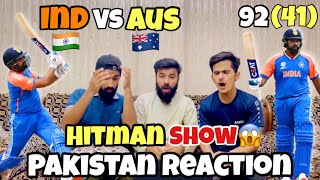 India punished aus 😨 || Pakistan reaction || Rohit Sharma power show😱 | India beat Australia 😱