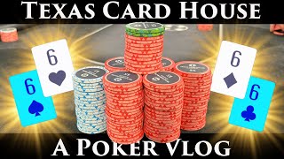 I make QUADS and win again at Texas Card House!! || Poker Vlog #16