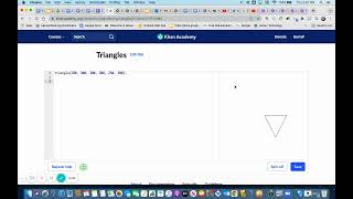 Triangles in Javascript using Khan Academy