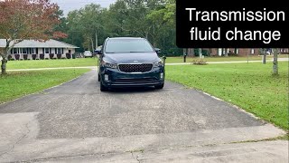 Kia Sedona Transmission Fluid Change