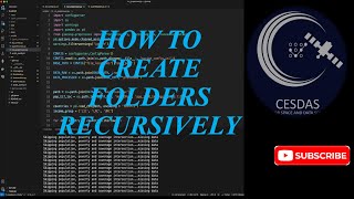 31. How to create folders recursively in python using OS makedirs method