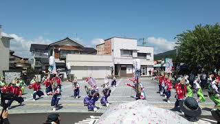 よさこい四万十2019「よんでん」中村駅前