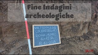 FINE INDAGINI ARCHEOLOGICHE - Costruzione nuovo condominio 12x12