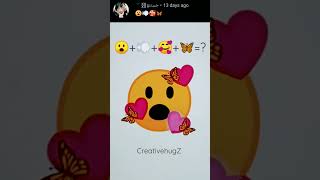 Emoji Mix 😮+💨+🥰+🦋 | lovely emoji and butterfly emoji mix #viral #trending #shorts #CreativehugZ