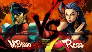 balius0124 (M.bison) vs E-TENGU (Rose)