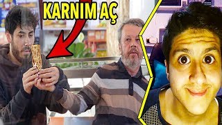 KARNI AÇ BİRİNE YARDIM EDER MİSİNİZ ? (Sosyal Deney Tepki)