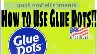 Glue Dots! How to Use Them for Diamond Painting in Place of Wax!!