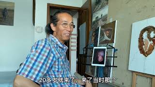 画家高飞坚持艺术道路，即使卖掉房子也要走下去