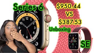 NEW Apple Watch Series 6 Gold Stainless Steel \u0026 SE Gold Aluminum | Is the $563 difference worth it?