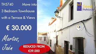 Just 30K, Move into 3 Bed Townhouse with Terrace Property for sale in Spain inland Andalucia TH5740