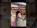 How to build solid van cupboards #shorts vanlife