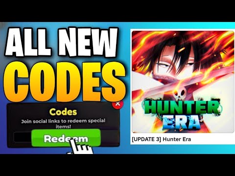 Update New Roblox Hunter Era Codes 2025 Be Quickly Part 683