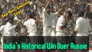 India vs Australia 3rd Test 2001 full Highlights | Chennai | Harbhajan Singh | 18 - 22 March 2001