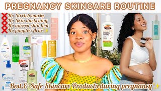 PREGNANCY SKINCARE ROUTINE : Skin Care For Pregnant Women +*Best Skincare Products During Pregnancy*