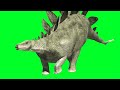 Stegosaurus Green Screen Animation (HD) || Jurassic World || Free Use (2021)