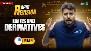 Limits and Derivatives | CBSE Class 11th Maths | Full Chapter in 1️⃣5️⃣ Mins | Rapid Revision Series