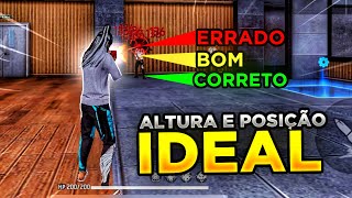 O MELHOR POSICIONAMENTO DE MIRA PARA SUBIR MUITO CAPA NO FREE FIRE COM QUALQUER ARMA!