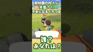 初対面の村人に失言　不安になるぐちつぼ　#ぐちつぼ切り抜き #ぐちつぼ #あつ森