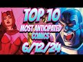 Top 10 Most Anticipated NEW Comic Books For 6/12/24