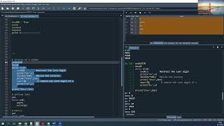 Loops in Python - While examples, interactive menu