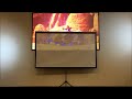 mirraviz screen vs standard projector screen