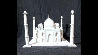 How To Make TAJ MAHAL PALACE with PAPER | DIY MINIATURE MODEL