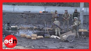 Ukrainians Resist And Attempt To Stop Russian Forces