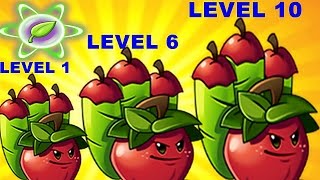 Apple Mortar Pvz2 Level 1-6-10 Max Level in Plants vs. Zombies 2: Gameplay 2017