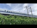 新幹線n700sの試運転