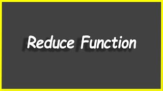 Python Programs #92: Reduce Function