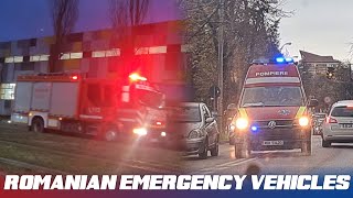 [Short Compilation] ISU Iasi: Autospeciale Stingere + Ambulante SMURD EPA B2 + TIM C1