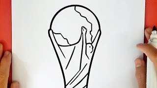 HOW TO DRAW THE WORLD CUP TROPHY