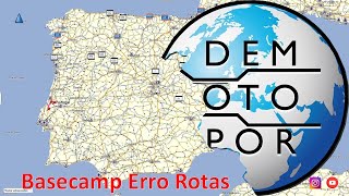 Garmin Base Camp Erro Rotas